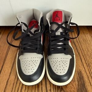 Nike Kids Sneakers - Black, Red, Gray